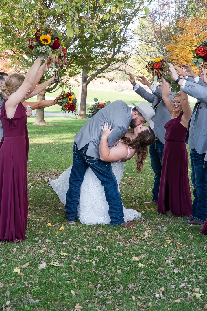 Maddie & Mitch's Wedding at Cedar County Fairgrounds in Tipton, IA