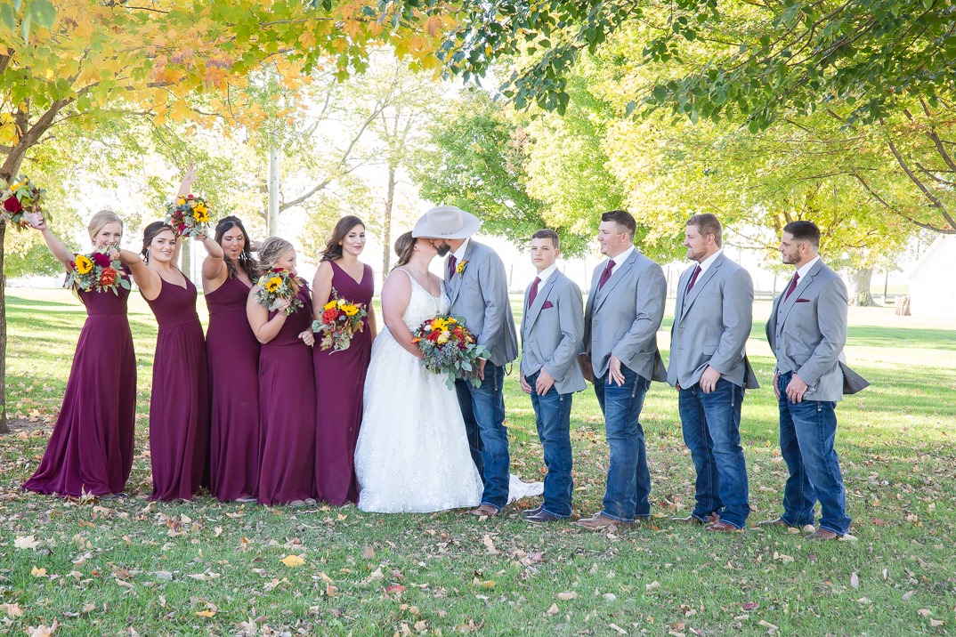 Maddie & Mitch's Wedding at Cedar County Fairgrounds in Tipton, IA