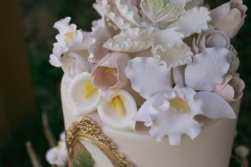 Cake Details Modern Boho Orchard Wedding