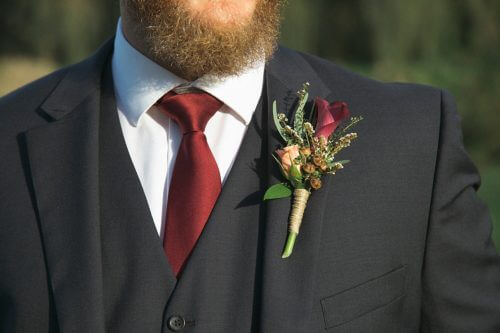 Groom Close Up