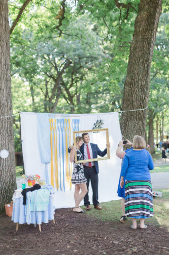 gina & justin wedding photo booth