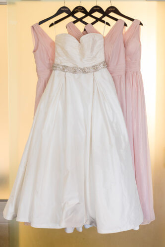 Wedding dress & bridesmaid dresses