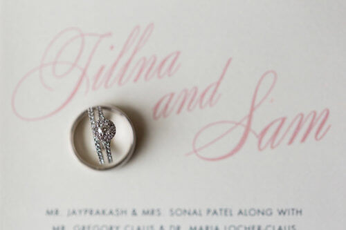 invitations and rings