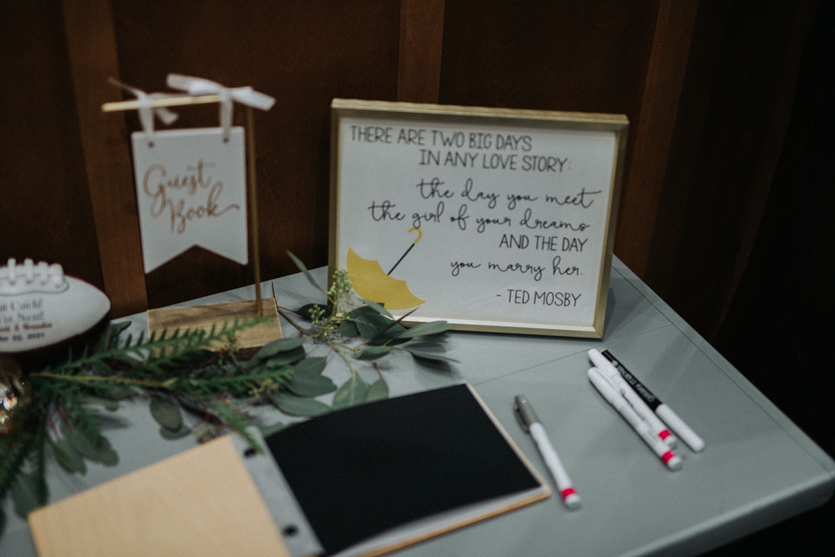 how i met your mother inspired wedding sign