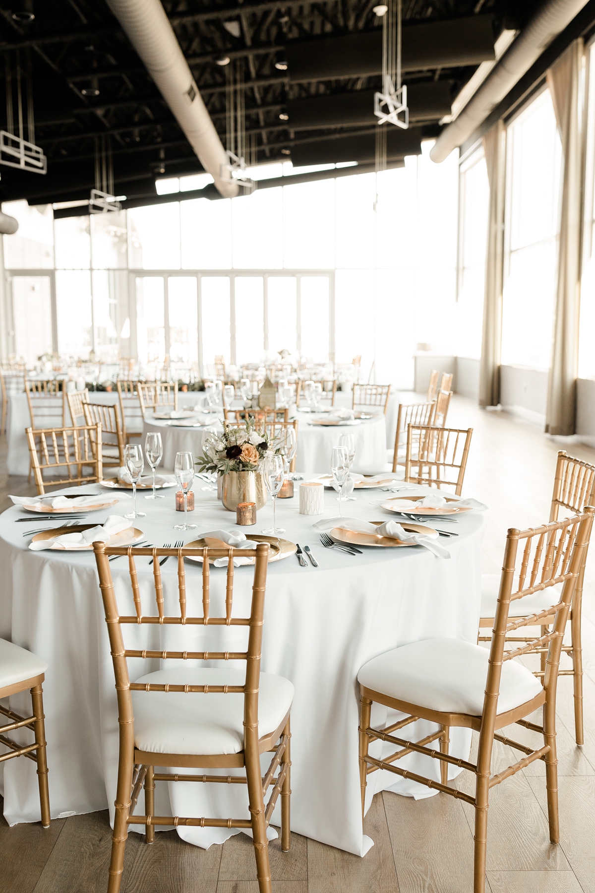 white themed wedding reception ideas