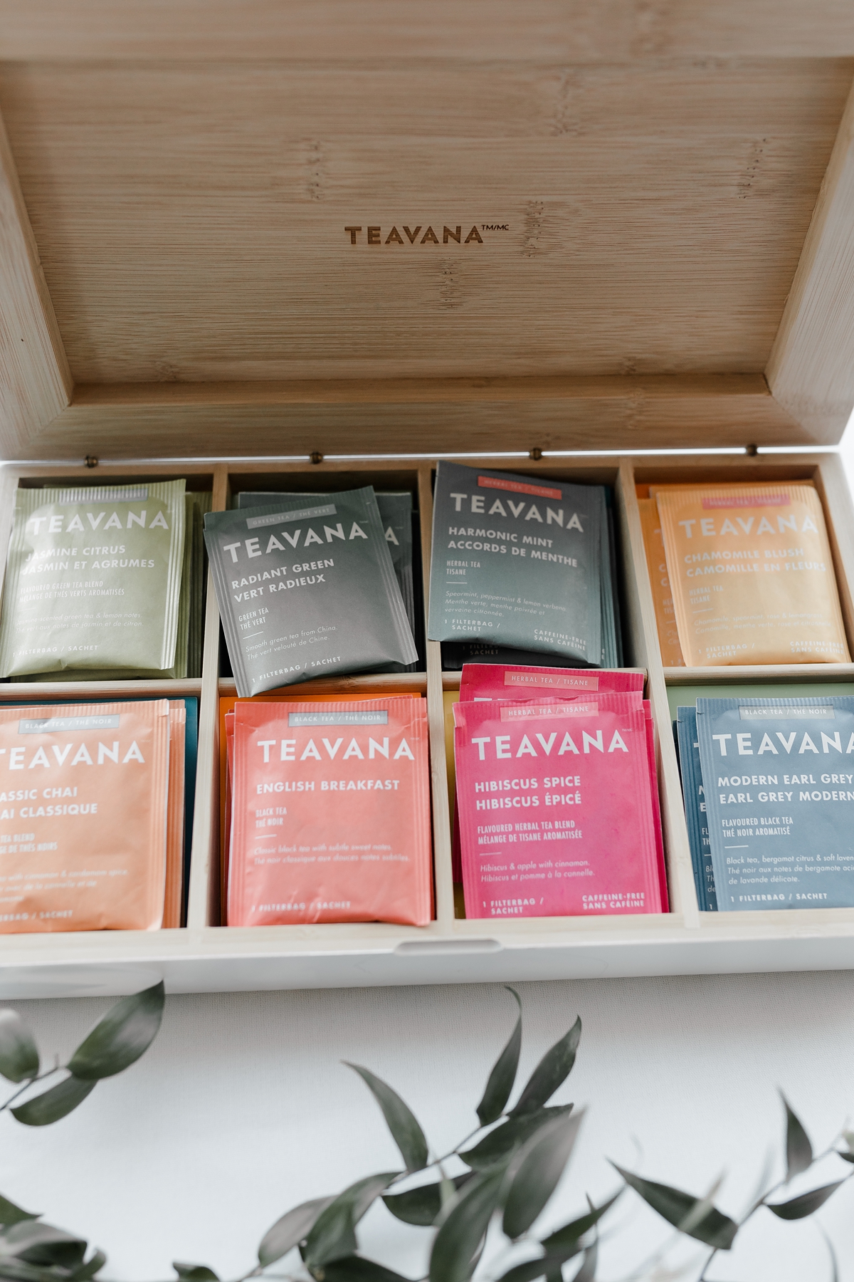 teavana wedding tea bar for reception