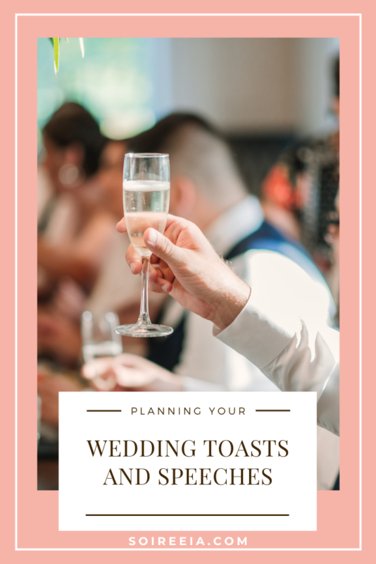 Iowa wedding planner guide to toasts and speeches