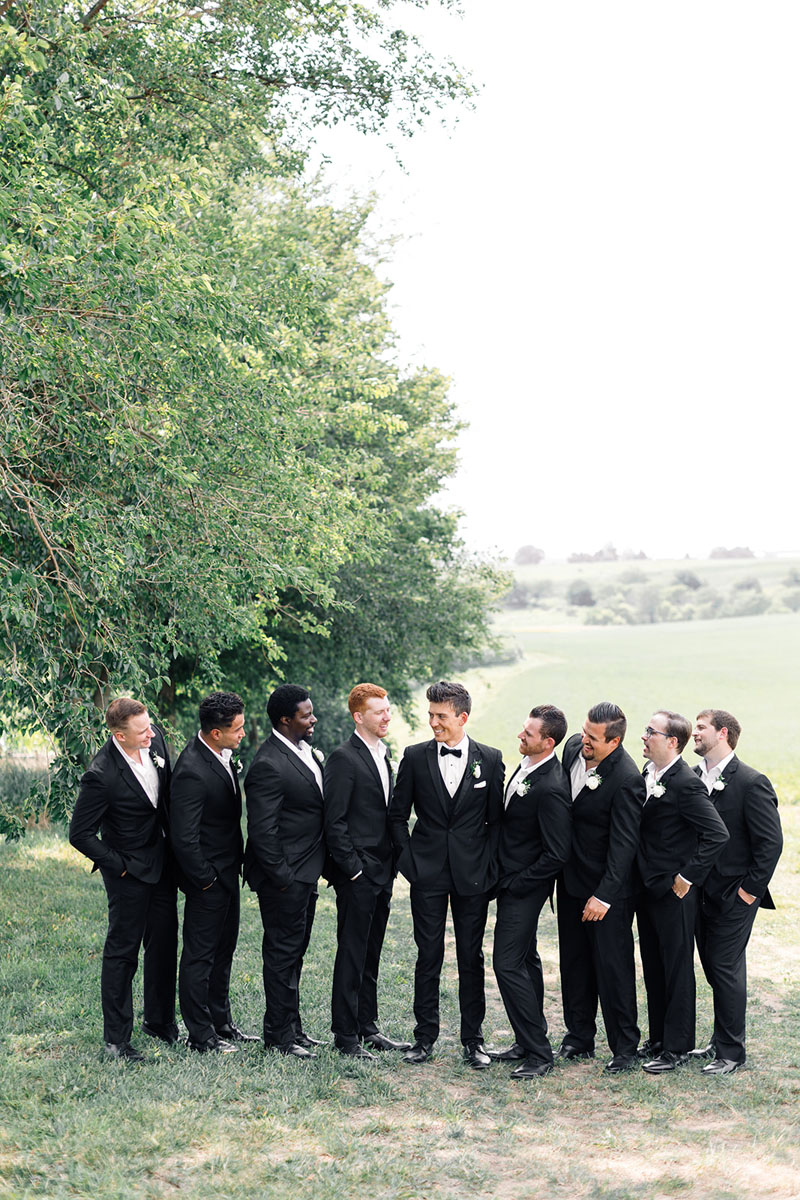 groomsmen walker homestead pictures