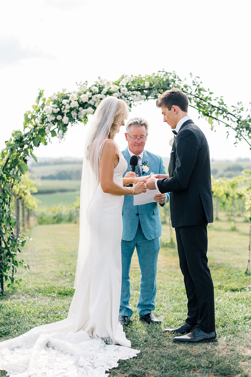 wedding officiant walker homestead