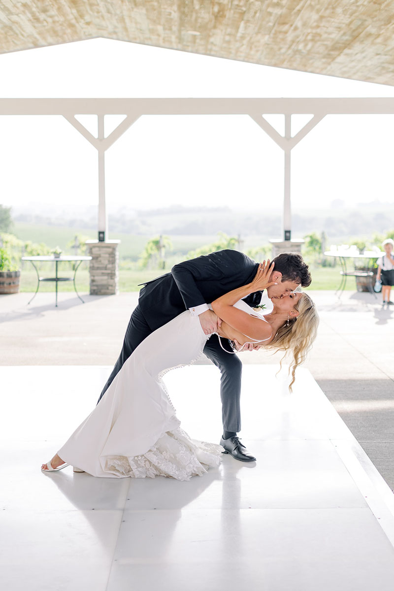 First Dance Dip Kiss Walker Homestead